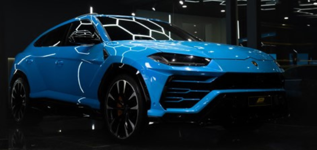 lamborghini urus blue